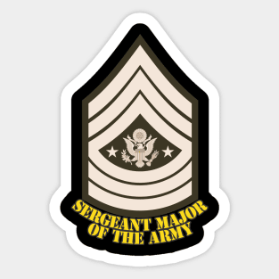 Sergeant Major of the Army Sticker